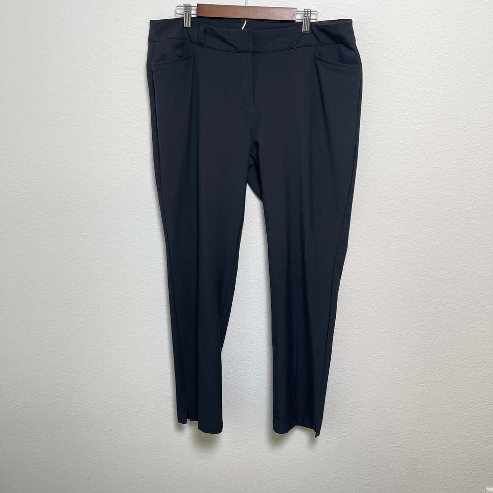 Adidas Primegreen Black Golf Pants Women’s US 16 Stretch Performance Pants